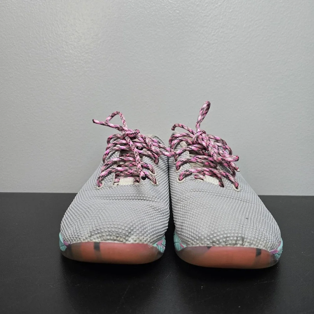 NOBULL Shoes Womens 8.5 Gray Trainer CrossFit Gym Training Athletic Sneakers